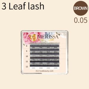 3 Leaf lash (Brown)